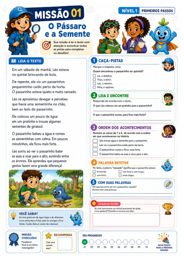 Primeiros passos — Missão 01
